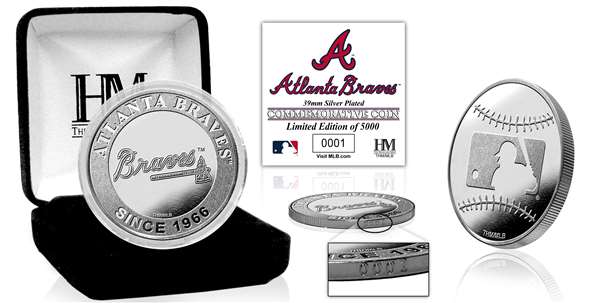 Atlanta Braves Silver Mint Coin  