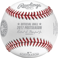 Houston Astros 2017 American League Champions Official Rawlings Baseball With Display Cube