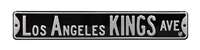 Los Angeles Kings Steel Street Sign-LOS ANGELES KINGS AVE    