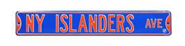 New York Islanders Steel Street Sign-NY ISLANDERS AVE    