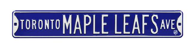 Toronto Maple Leafs Steel Street Sign-TORONTO MAPLE LEAFS AVE