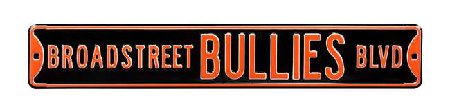 Philadelphia Flyers Steel Street Sign-BROADSTREET BULLIES BLVD   