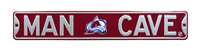 Colorado Avalanche Steel Street Sign with Logo-MAN CAVE   