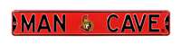 Ottawa Senators Steel Street Sign with Logo-MAN CAVE   