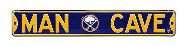 Buffalo Sabres Steel Street Sign with Logo-MAN CAVE   