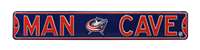 Columbus Blue Jackets Steel Street Sign with Logo-MAN CAVE   