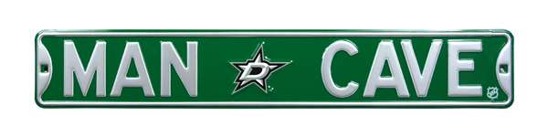Dallas Stars Steel Street Sign with Logo-MAN CAVE   
