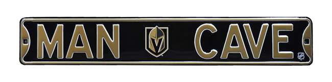 Las Vegas Knights Steel Street Sign with Logo-MAN CAVE   