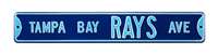 Tampa Bay Rays Steel Street Sign-TAMPA BAY RAYS AVE    