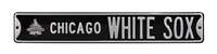 Chicago White Sox Steel Street Sign with Logo-CHICAGO WHITE SOX WS 2005 w/ Logo   