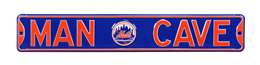 New York Mets Steel Street Sign with Logo-MAN CAVE   