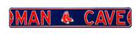 Boston Red Sox Steel Street Sign with Logo-MAN CAVE   