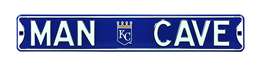 Kansas City Royals Steel Street Sign with Logo-MAN CAVE   