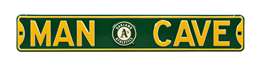 Oakland Athletics Steel Street Sign with Logo-MAN CAVE   