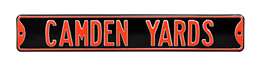 Baltimore Orioles Steel Street Sign-CAMDEN YARDS    