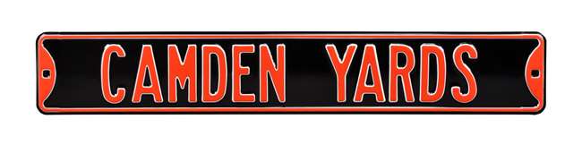 Baltimore Orioles Steel Street Sign-CAMDEN YARDS    