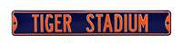 Detroit Tigers Steel Street Sign-TIGER STADIUM   