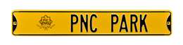 Pittsburgh Pirates Steel Street Sign with Logo-PNC PARK w/ Logo   