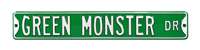 Boston Red Sox Steel Street Sign-GREEN MONSTER DR on Green   