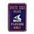Chicago White Sox Steel Parking Sign with Logo-FANS PARKING w/ Batterman Logo   