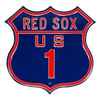 Boston Red Sox Steel Route Sign-US-1   