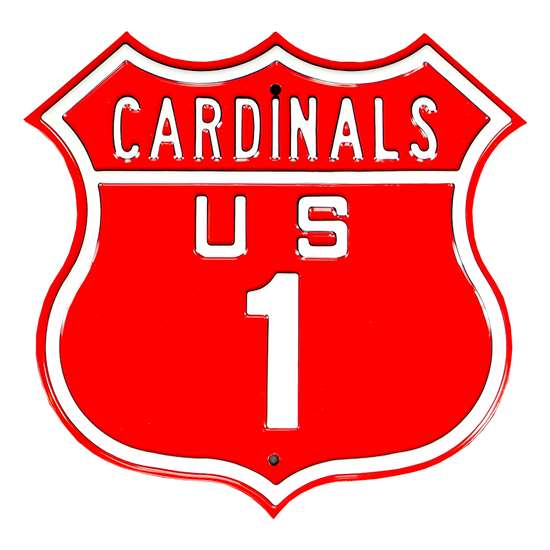St Louis Cardinals Steel Route Sign-US-1   