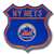 New York Mets Steel Route Sign-Primary Logo   