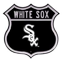 Chicago White Sox Steel Route Sign-Primary Logo   