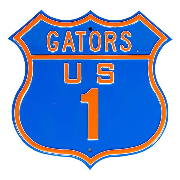 Florida Gators  Steel Route Sign-US-1   