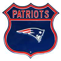 New England Patriots Steel Route Sign   