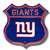 New York Giants Steel Route Sign   