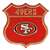 San Francisco 49ers Steel Route Sign   