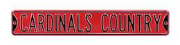 Arizona Cardinals Steel Street Sign-CARDINALS COUNTRY    