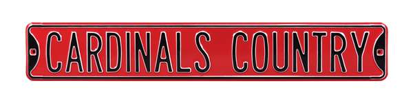 Arizona Cardinals Steel Street Sign-CARDINALS COUNTRY    