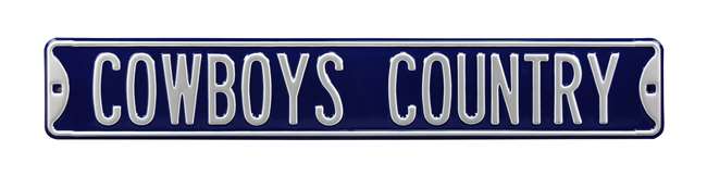 Dallas Cowboys Steel Street Sign-COWBOYS COUNTRY    