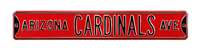 Arizona Cardinals Steel Street Sign-ARIZONA CARDINALS AVE    