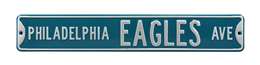 Philadelphia Eagles Steel Street Sign-PHILADELPHIA EAGLES AVE    
