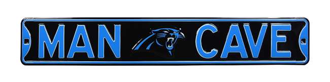 Carolina Panthers Steel Street Sign with Logo-MAN CAVE   