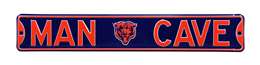 Chicago Bears Steel Street Sign with Bearhead Logo-MAN CAVE   