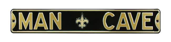 New  Orleans Saints Steel Street Sign with Logo-MAN CAVE   