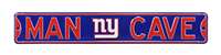 New York Giants Steel Street Sign with Logo-MAN CAVE   