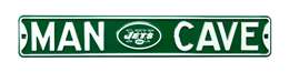 New York Jets Steel Street Sign with Logo-MAN CAVE   