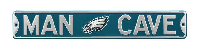 Philadelphia Eagles Steel Street Sign with Logo-MAN CAVE   