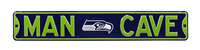 Seattle Seahawks Steel Street Sign with Logo-MAN CAVE   