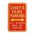 Kansas City Chiefs Steel Parking Sign-ALL OTHERS WILL BE SACKED   