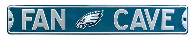 Philadelphia Eagles Steel Street Sign with Logo-FAN CAVE