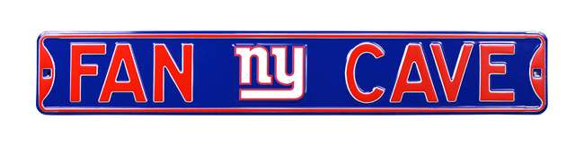 New York Giants Steel Street Sign with Logo-FAN CAVE   