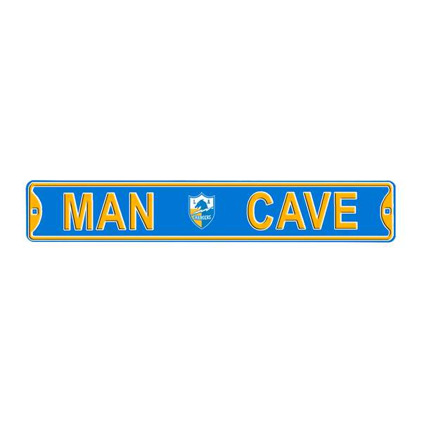 Los Angeles Chargers Steel Street Sign with Logo-MAN CAVE 2020   