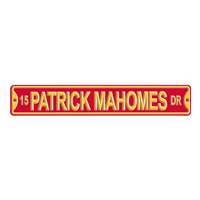 Kansas City Chiefs Super Bowl LVII Champions 15 Patrick Mahomes Dr Steel Street Sign 