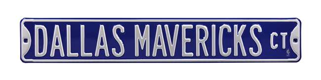 Dallas Mavericks Steel Street Sign-DALLAS MAVERICKS CT    